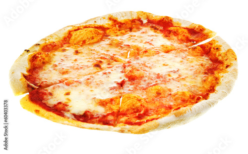 thin italian pizza Margherita
