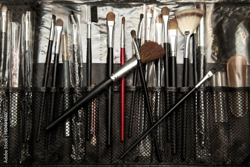 tools makeup in a beauty salon