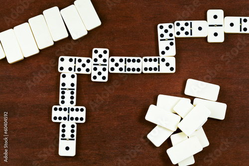 dominoes playing photo