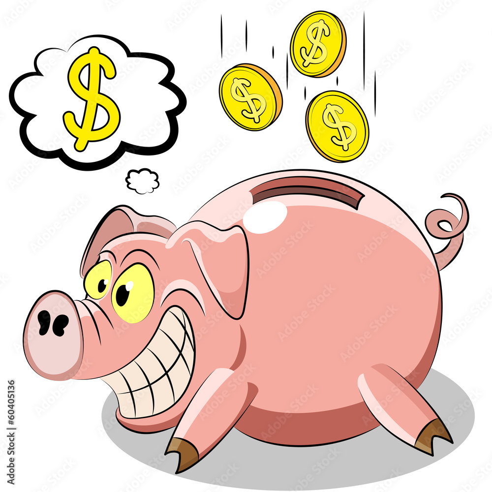 Fototapeta premium pig piggy