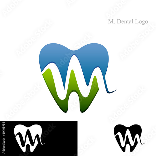 M. Dental Logo