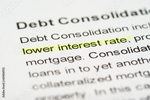 Debt Consolidation Document photo