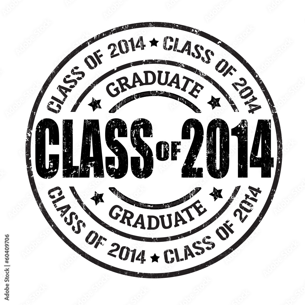 Class of 2014 stamp Class of 2014 stamp