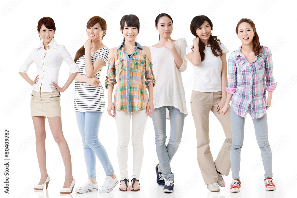 Fototapeta premium Asian women