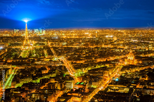 Paris at night. photo