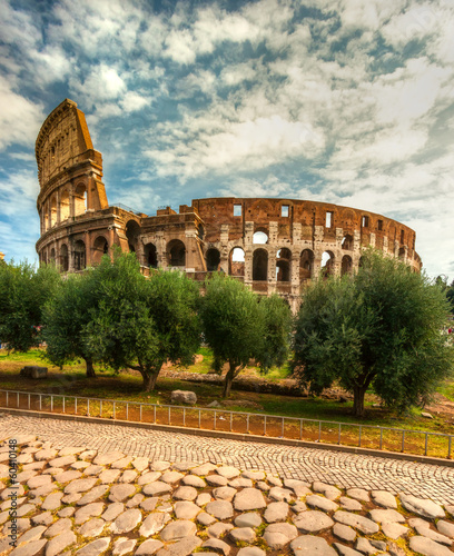 The Majestic Coliseum, Rome, Italy.