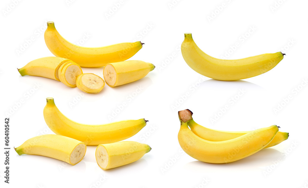 banana isolated on white background banana isolated on white background