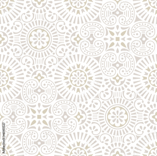 Luxurious seamless floral wallpaper