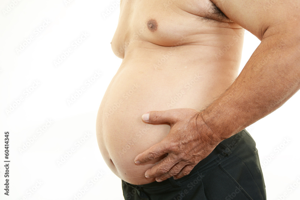 肥満気味の男性 肥満気味の男性