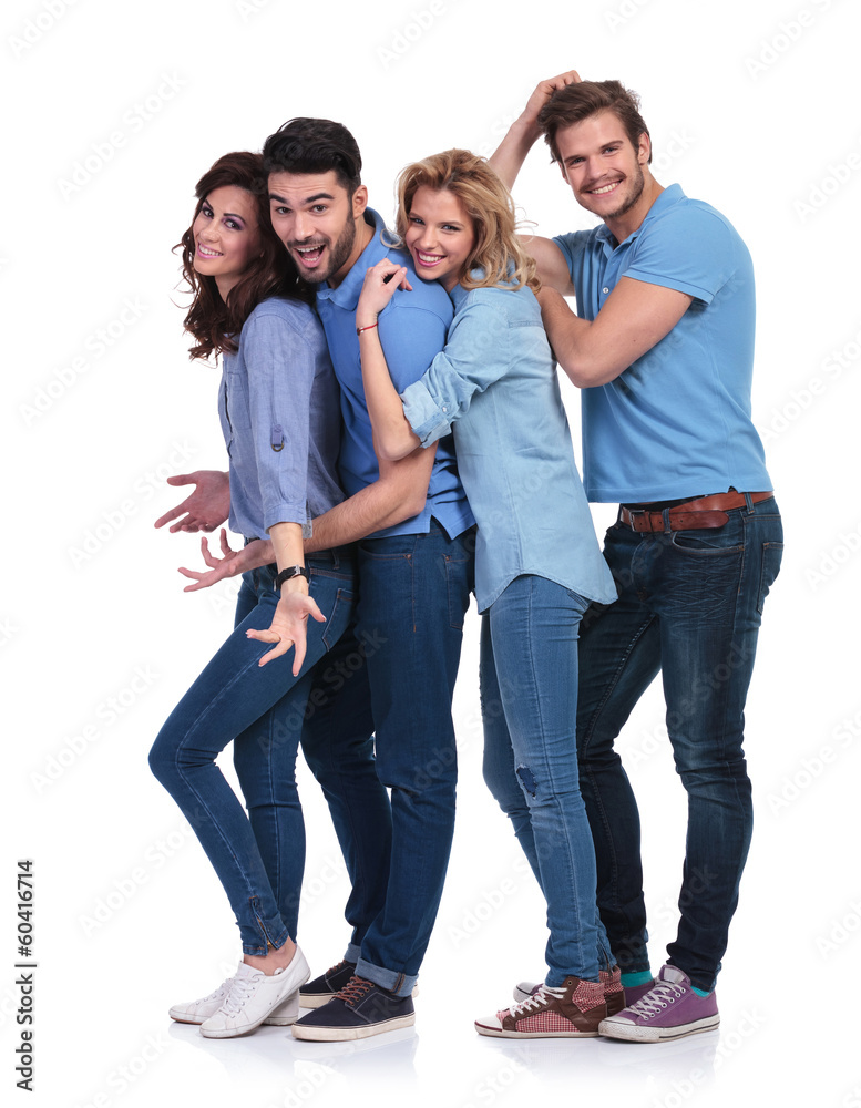 happy casual group of young people having fun happy casual group of young people having fun