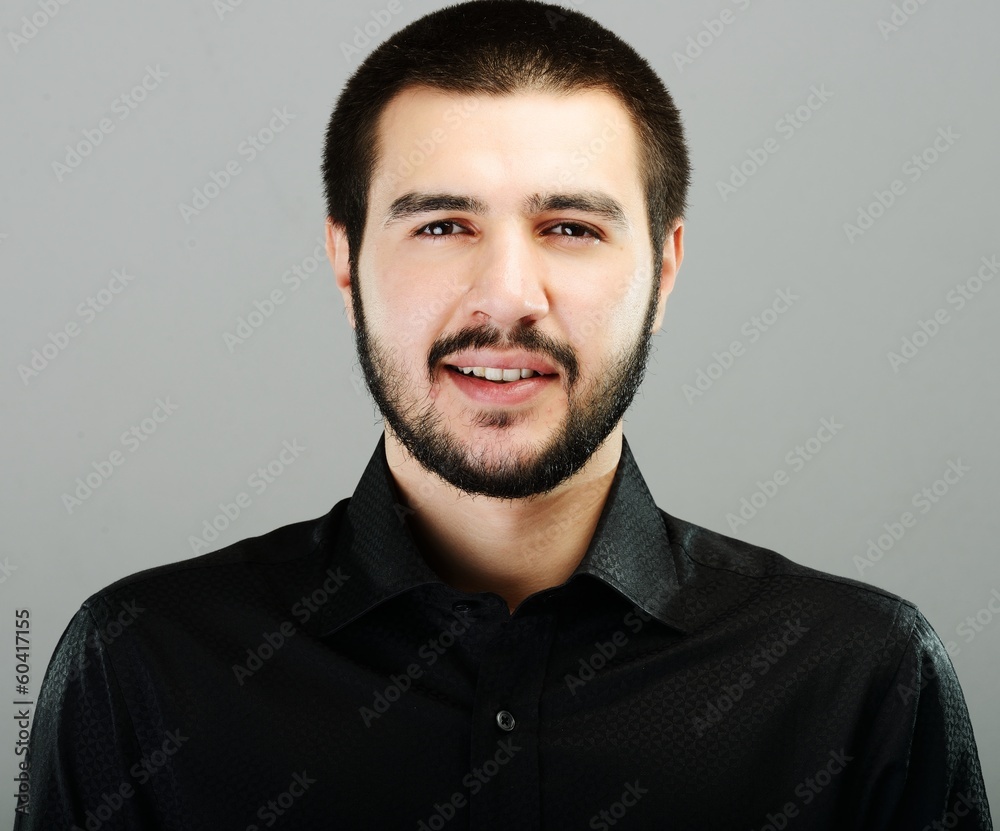 Obraz premium Young Middle eastern young attractive male model posing