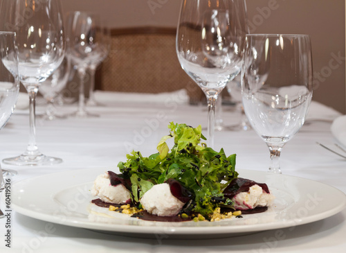 Marinated beetroot salad