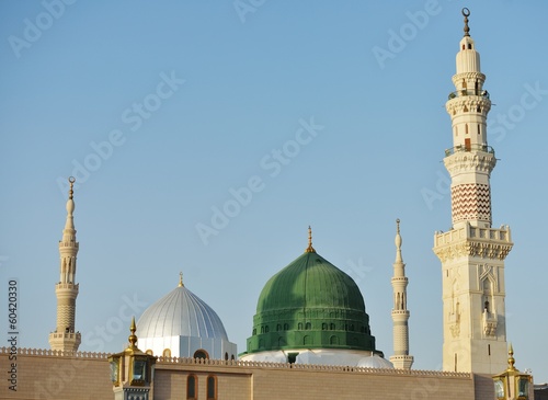 Prophet Muhammed holy mosque in Medina, KSA