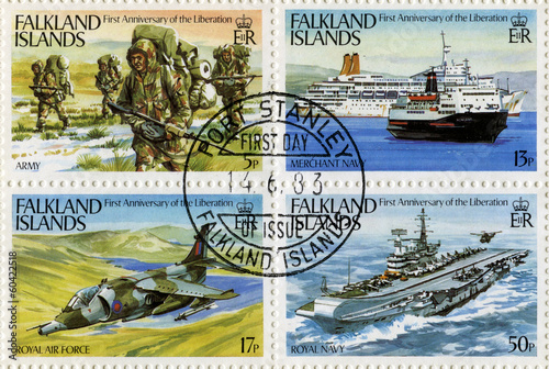 Falkland Islands Postage Stamps photo