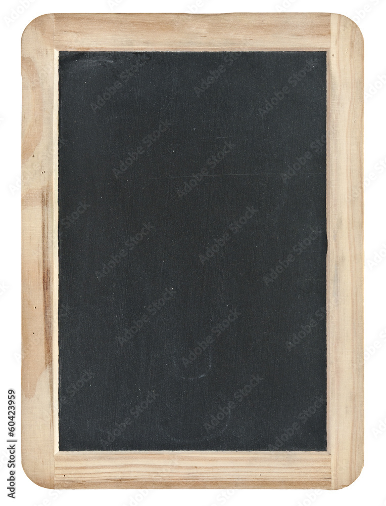 Fototapeta premium black chalk board withe clipping path