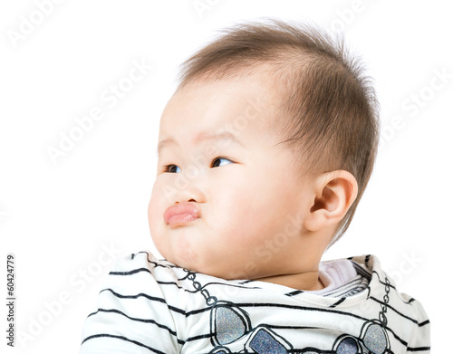 Baby pout lip photo