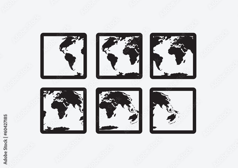 Globe earth vector icons themes idea design Globe earth vector icons themes idea design