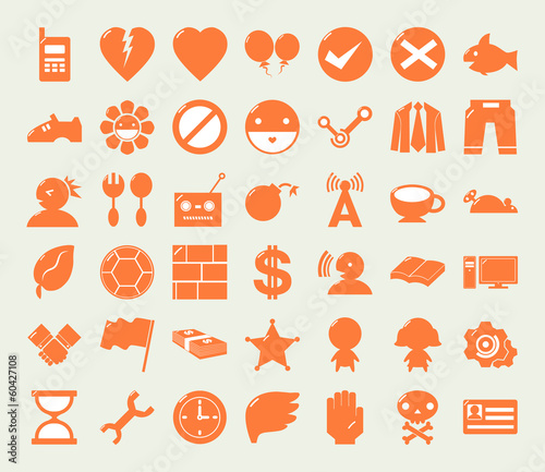 miscellaneous symbol  icon set no frame for web and mobile #01