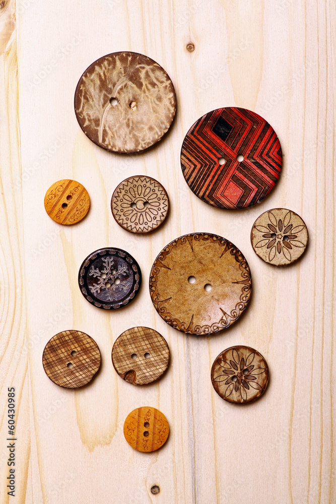 Wooden buttons Wooden buttons