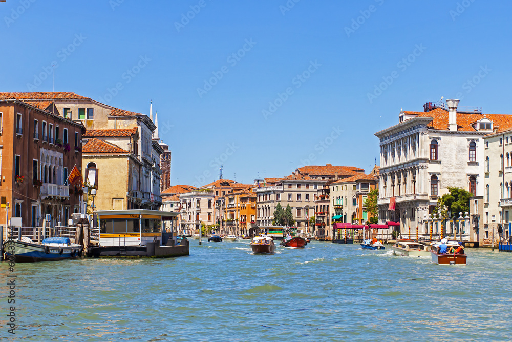 Fototapeta Italy , Venice. View of the Grand Canal