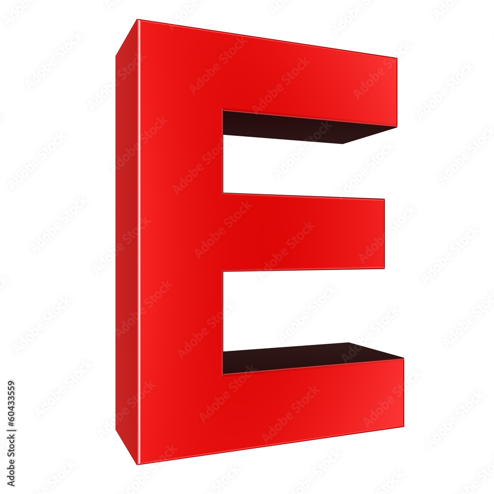 3d letter collection - E 3d letter collection - E
