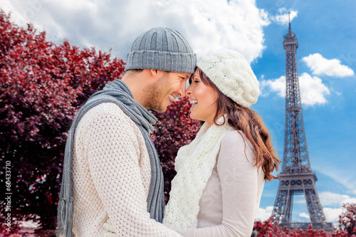 Canvas Print autumn paris
