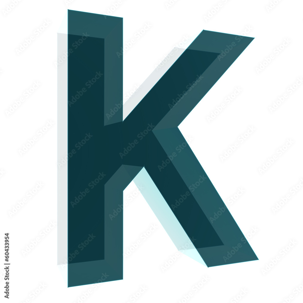3d letter collection - K 3d letter collection - K