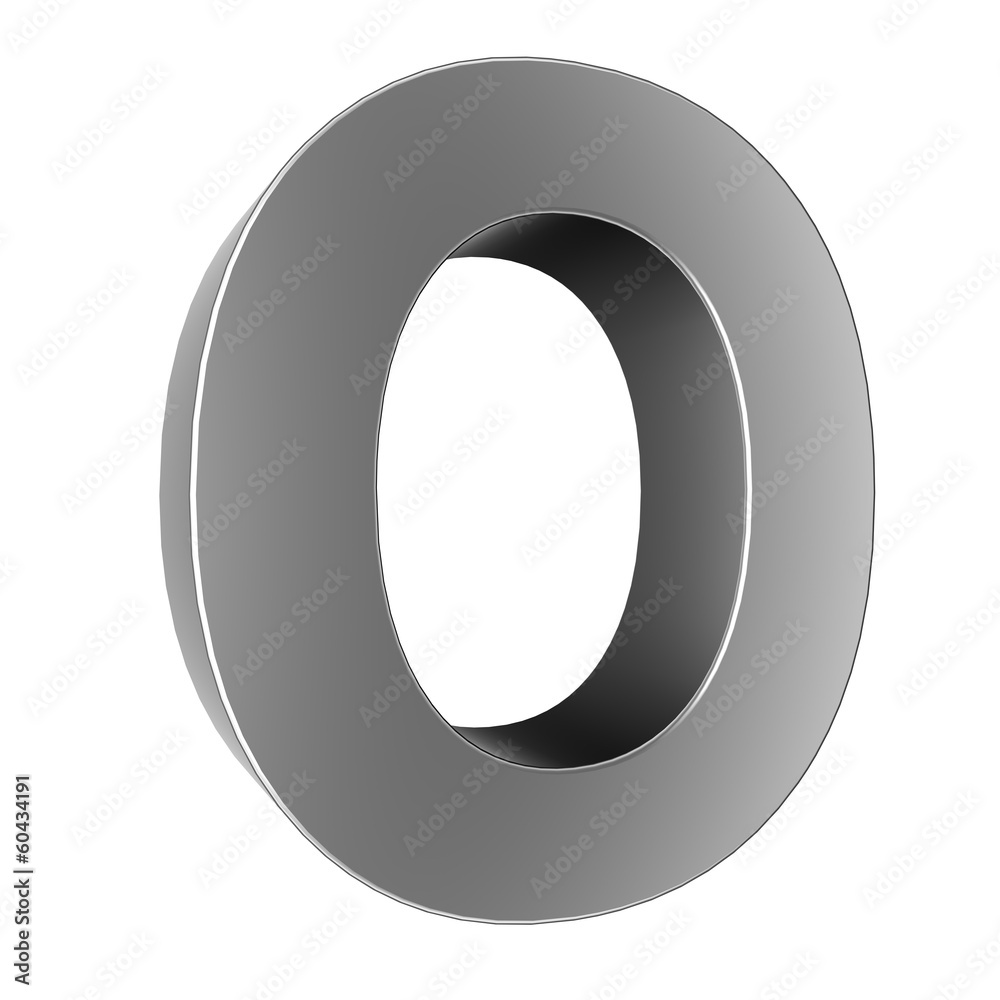 3d letter collection - O