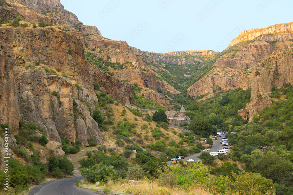 Armenia. Gerard monastery in the gorge