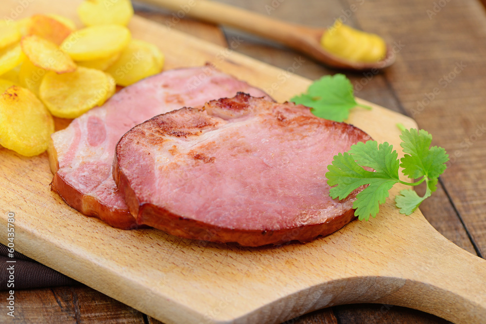 Kassler mit Bratkartoffeln