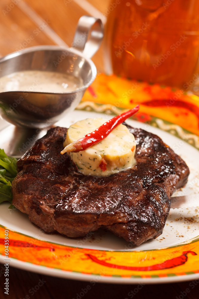 Beef Steak with Butter Beef Steak with Butter