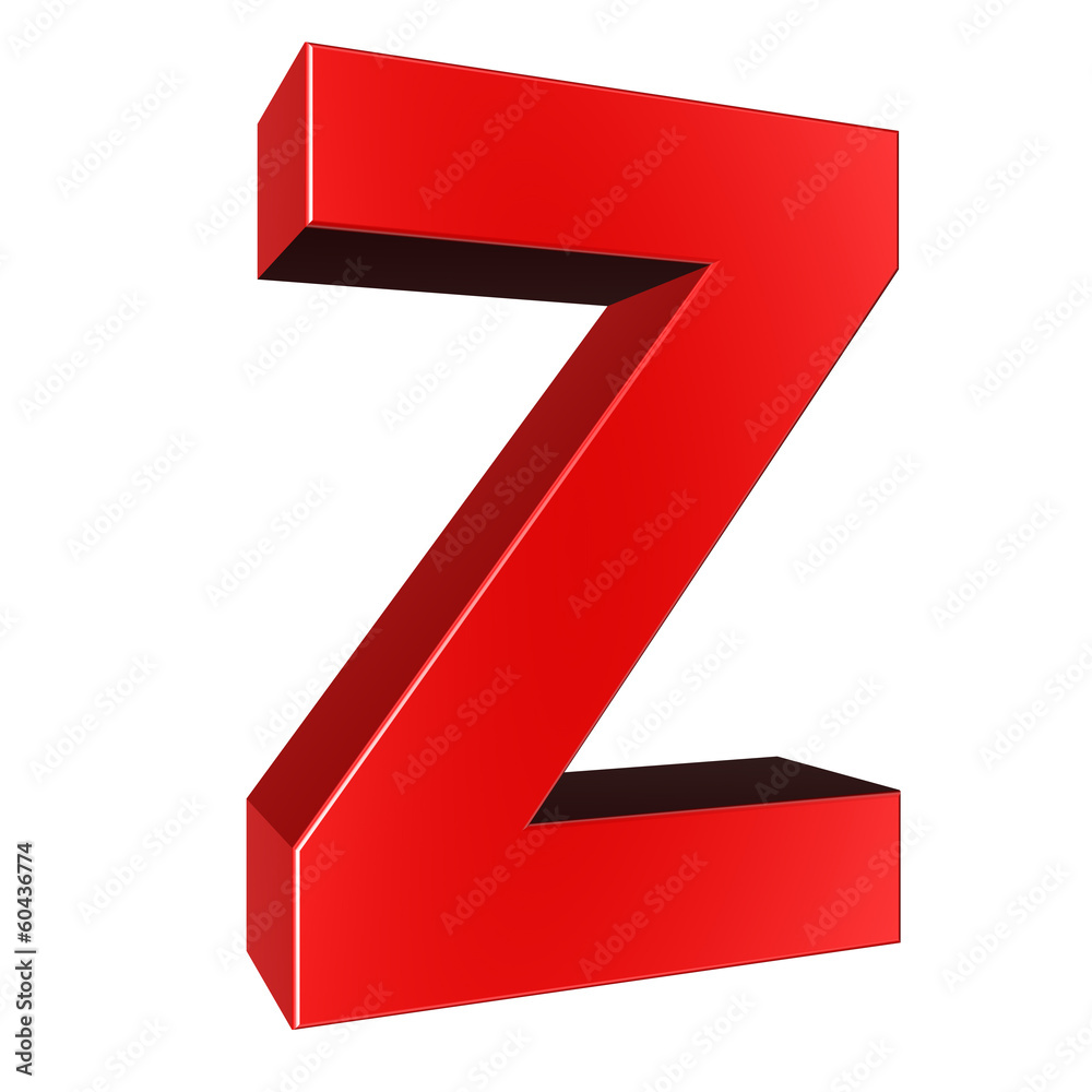 3d letter collection - Z