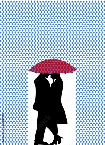 INNAMORATI SOTTO LA PIOGGIA