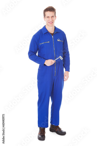 Canvas-taulu Portrait Of Male Mechanic