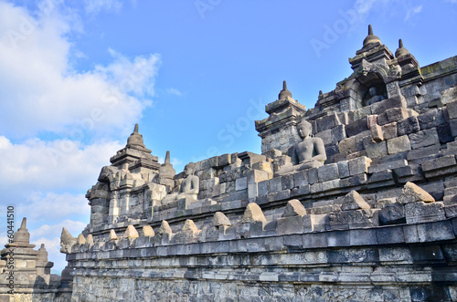 Details in Borobudur unesco heritage site, Java, Indonesia