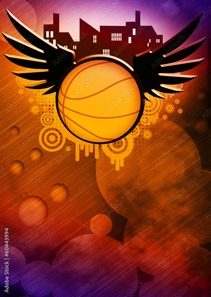 Fototapeta premium Basketball background