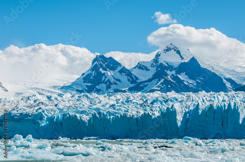 Blue ice of Perito Moreno Glacier  Argentina