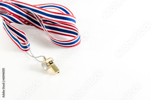multicolored  Whistle-striped flag of Thailand photo