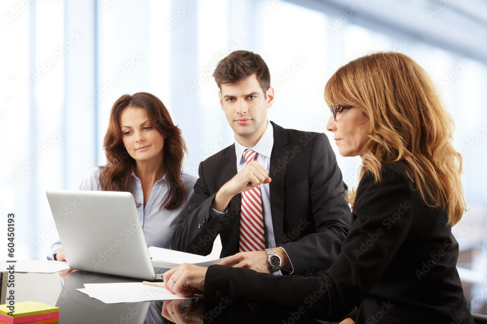 Business people working in group Business people working in group
