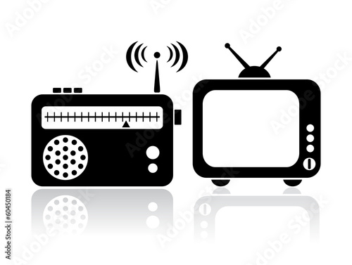 Tv and radio icon