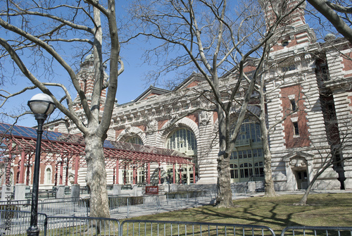 Принти на полотні ellis island