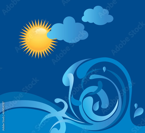 The waves