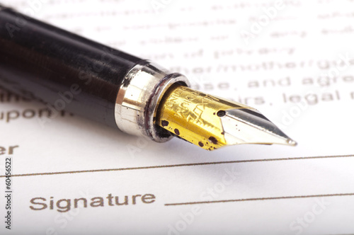 Pen and signature