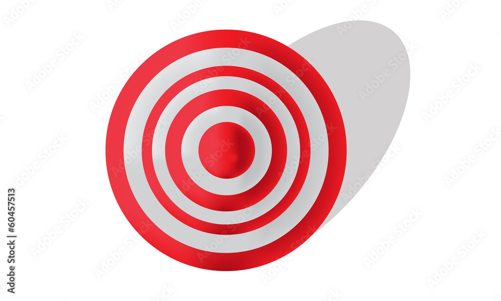Red and White Target