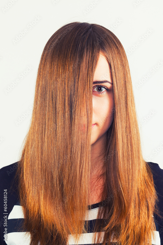 Naklejka premium Enigmatic woman