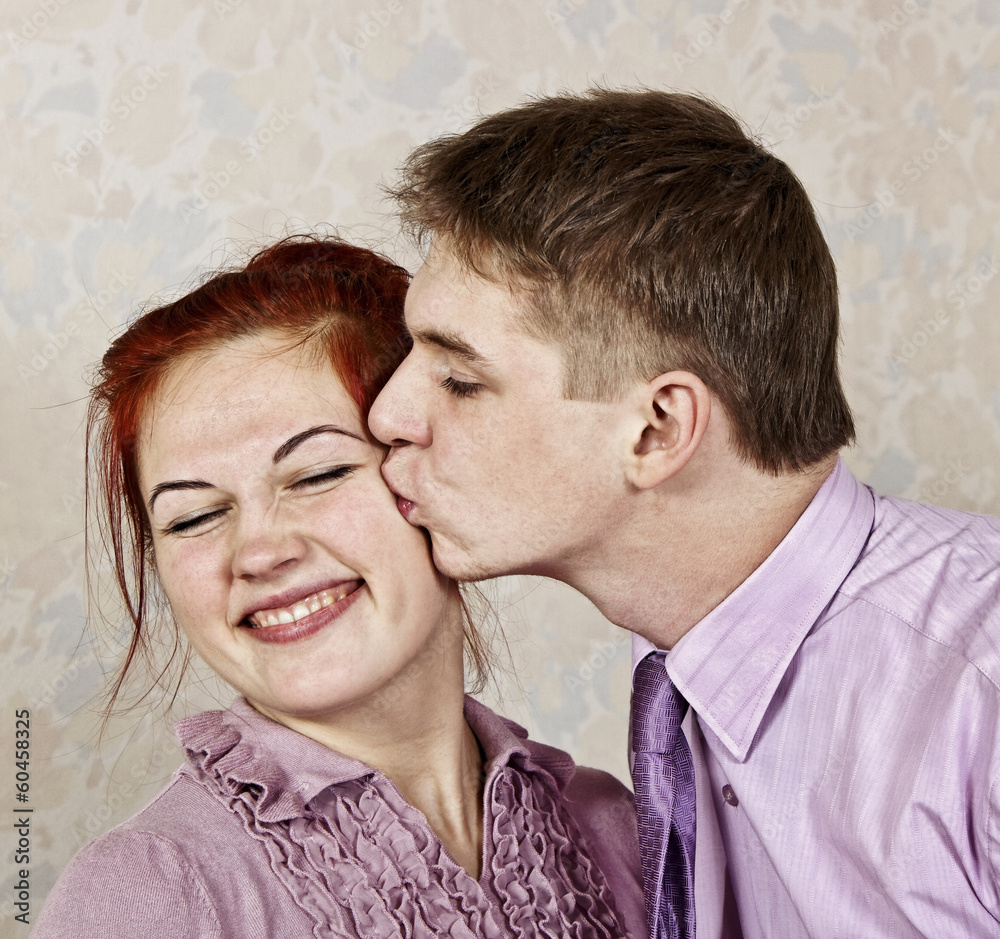 Happy young couple. Happy young couple.