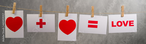 Quadro su tela valentine