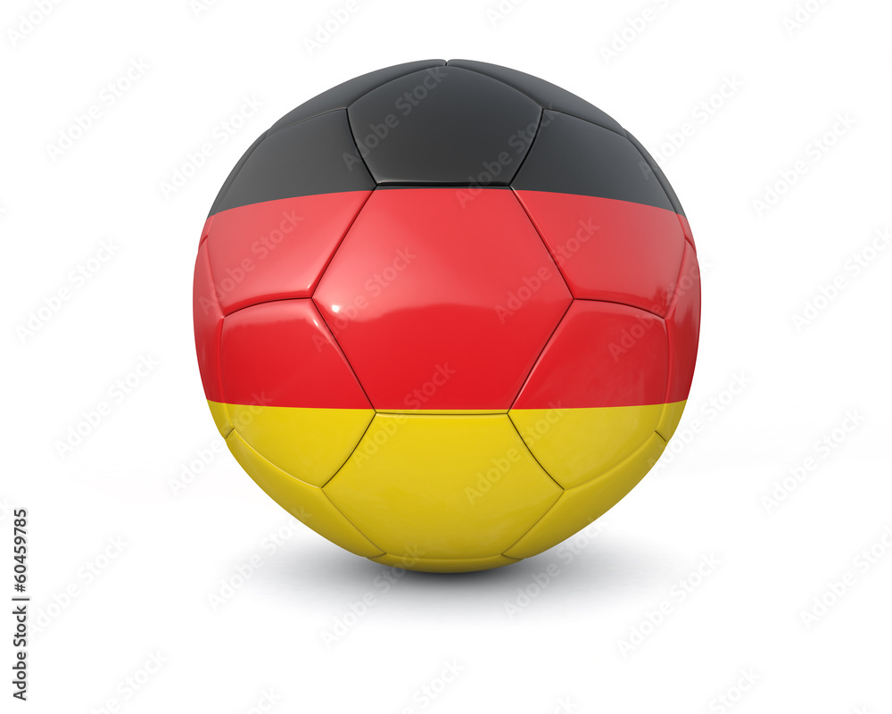 Germany soccer ball 3d render Germany soccer ball 3d render