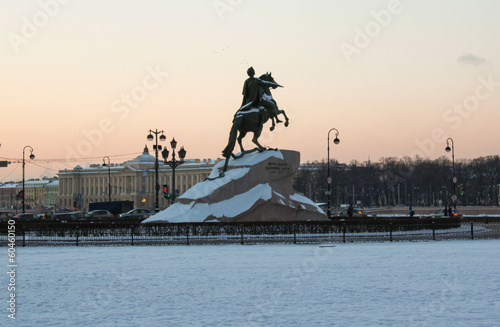 Bronze Horseman, Monument to Petere First, Saint-Petersburg photo