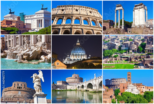 Canvas Print Rome collection